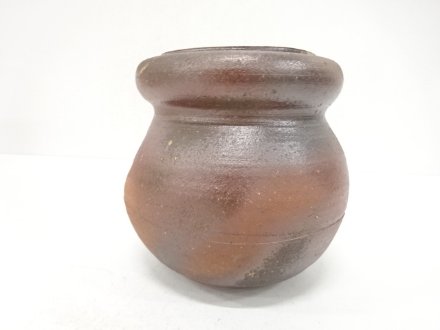  紀州焼　葵窯造　水指